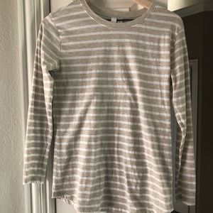BP striped layering tee size small